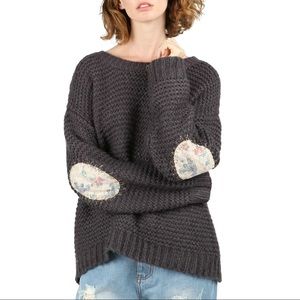 POL | Chunky Elbow Patch Sweater